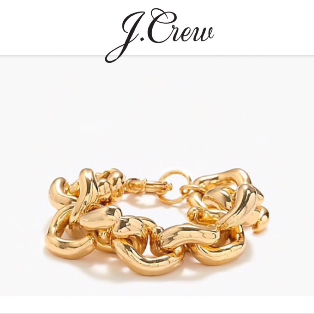 J. Crew Gold Chain Classic Link Bracelet